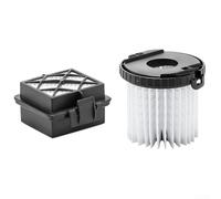 Vacuum Cleaner Replacement Filter Kit for Karcher - for Models 2.863-240.0, 2.863-239.0, Including Long-Life and HEPA Filters Compatible with VC5 Series(1+1)