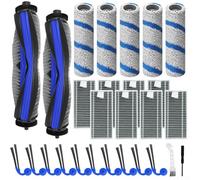 Vacuum Cleaner Replacement Kit Compatible With For Deebot X11 And For OmniCyclone X11 Featuring Main Brush And Mop Rollers(B)