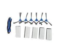 Vacuum Cleaner Replacement Kit, Includes 6 Side Brushes, 1 Roller Brush and 5 Filters, Suitable for RVC 3000 and VG RVC 3001 Robot Vacuum Cleaners, 1 Set