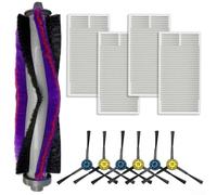 Vacuum Cleaner Replacement Kit Main Roller Side Brush Filter Compatible with M9 for Eureka NERE10s E10S for Obode A8 Robot Vacuum Parts Accessories Set