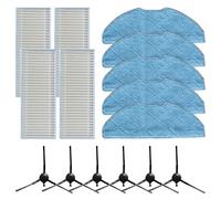 Vacuum Cleaner Replacement Kit, With Side Brush Filter Mop Cloth Vacuum Cleaner Accessories For X-Plorer S135 S135+ / S140 S140+