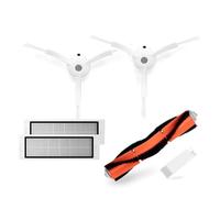 Vacuum Cleaner Replacement Part HEPA Filter,Main Brush,Mop Cloth,Side Brush For 1/1S SDJQR01RR/SDJQR02RR (Color : Pack v2)