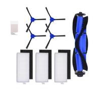 Vacuum Cleaner Replacement Parts Kit for for RoboVac 11S 15C 30C, Includes Roller Brush Assembly, Side Brushes and for HEPA , Cleaning