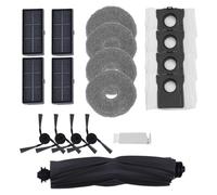 Vacuum Cleaner Replacement Parts Kit with Main Brush Side Brushes Mop Cloths Dust Bags Filters for MOVA-P50 Pro Ultra