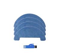 Vacuum Cleaner Replacement Spare Parts,Compatible For Venga VG RVC 3000 Main Side Brush Hepa Filter Mop Pad (Color : 4 Mop)