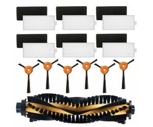 Vacuum Cleaner Roller Main Brush Side Brush Filter Kit，Compatible For EcoVacs Deebot 500 600 601 711