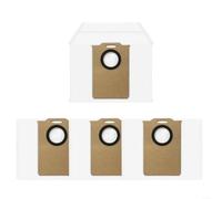 Vacuum Cleaner Self Emptying Dust Bags, For Liectroux M70 Pro/For Lubluelu L15 Plus For MONSGA MS1 MAX/For Ultenic for T10 Lite For BPMIO B15 Plus Robot Vacuum Cleaner Replacement Parts (4 PACK)