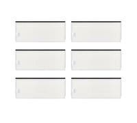 Vacuum Cleaner Side Brush HEPA Filter Replacement Accessory. Comaptible For AIRROBO P20。Sweeper Filter Accessories (Color : 6Pcs filter)