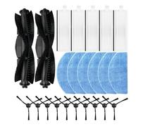 Vacuum Cleaner Side Brush Mop Pads Filters Kits，Compatible For Laresar Evol 3 Brush Side Brush Mop Pads Filter Accessories (Color : C)