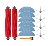 Vacuum Cleaner Spare Part Accessories，Main Roll Brush，Mop Rag，Hepa Filter，Side Brush，Compatible For XiaoMi Compatible For Roborock S7 S70 S75 S7Max S7MaxV (Color : 13pcs-02)