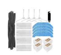 Vacuum Cleaner Spare Parts Accessories Main Side Brush Hepa Filter Mop Rag Cloth Dust Bag，Compatible For Neabot NoMo Q11 RS0030W (Color : 1 rolling brush)