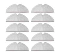 Vacuum Cleaner Spare Parts.HEPA Filter.Mop Cloth.Side Brushes.Main Brush.Vacuum Cleaner Accessories.Compatible For Roborock S5,S50,S51,S55,S6,S60,S6 Pure (Color : 10PCS Mop)