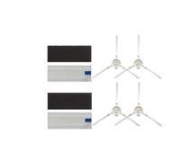 Vacuum Cleaner Spare Parts,Hepa Filter,Side Brush Replacement,Compatible For Rowenta 20 40 50 75 RG7687 / RR7687WH (Color : 2)