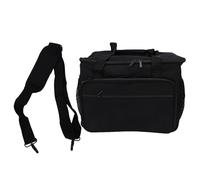 Vacuum Cleaner Storage Bag, Polyester Water Resistant Scratch Protection Hard Sided with Inner Mesh Pockets Adjustable Dividers, for Upright Vacuum Attachments Tools