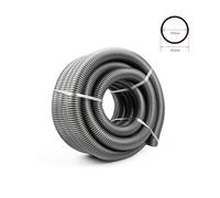 Vacuum Cleaner Thread Hose/Bellows/Straws/Soft Pipe Replacement Tube Accessories，Tight Connection(Gray-10m (35mm))