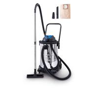 Vacuum cleaner wet and dry stainless steel 1400W 50L Scheppach vc50