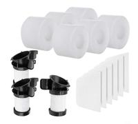Vacuum Cleaners Filters, Replacement Filter Set Compatible With For Shark For DuoClean IF200UK IF200UKT, Cordless Vacuum Cleaner Parts