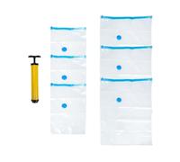 Vacuum Compressed Bags Set with Hand Pump for Quilt Clothes Storage