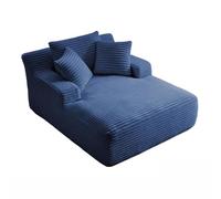 Vacuum Compressed Sofa Bed with 3 Back Cushions,Convertible Chaise Lounge Daybed for Living Room,No Assembly Required,Corduroy Fabric E,120 * 155 * 63CM