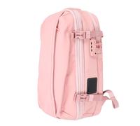 Vacuum Compression Backpack 19 Inch Carry On Business Travel Travel Backpack with Anti Theft Combination Lock and Ergonomic Straps (Pink)
