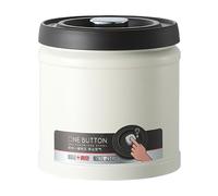 Vacuum Container: Transparent, 1.8 Liters, with Press Pump, Airtight Coffee Bean Container, Vacuum Sealed Preservation Jar, BPA Free, Release