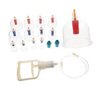 Vacuum Cupping Can Thickened Plastic Body Care Tool | Cupping Therapy Set, Massage Cupping Set, Professional Technology Economic Design for Home Use