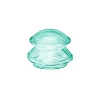 Vacuum Cupping Cups, Manual Unisex Silicone Suction Cups, Silicone Massage Body Cups, Face Neck Massage Cans, Vacuum Cuppings(M-Green)