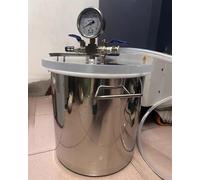 Vacuum Degassing Chamber Kit - Low Noise Defoaming Barrel for Resin and Epoxy Casting, Large Bubble Tank for Wood Stabilization