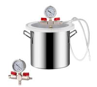 Vacuum Degassing Chamber Kit with Transparent Window for Pressure Degassing Applications