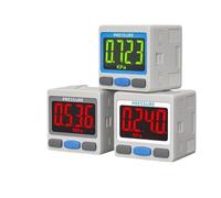 Vacuum Digital Display Pressure Switch Pressure Gauge Positive And Negative Pressure ISE30A ZSE30A Pneumatic(ISE30A-01-P-L)