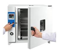 Vacuum Drying Oven, 16L/43L/70L Lab Drying and Heating Oven with Vacuum Gauge and Digital Controller, Working Environment Temperature: 50-280 ℃(16L)