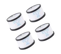 Vacuum Dust Box Filters, Easy To Install Strong Adsorption Vacuum Cleaner Replacement Filters 4pcs White for Home