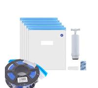Vacuum Filament: Resealable Storage Bag For 3D Printer Reels, Airtight Moisture Barrier | Reusable Zipllock Seal With For PLA ABS Filament