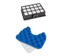Vacuum Filter for Samsung SC65 SC66 Dust Bag Replacement(C) | Efficient dust for capture, fits SC65 SC66 models, blue cotton material, 16x10.7cm size, easy install