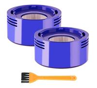 Vacuum Filter Replacement Compatible with Dyson V7, Dyson V8 Animal, V8 Absolute, SV10, SV11 Vacuum Cleaner, Hepa Post Filter Set Replacement Filter Part No. 965661-01 & 967478-01
