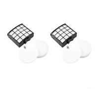 Vacuum Filter Replacement Compatible With For Shark Az2002 And Az2000, Washable Foam And Cotton Filter Kit For Enhanced Air Quality, Black And White, 3 Pieces(2)