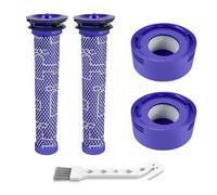 Vacuum Filter Replacement Kit for V7, V8 Animal and V8 Absolute Cordless, 2 Pre Filter, 2 Post Filter, Replaces Part # 965661-01 & 967478-01