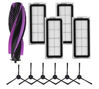 Vacuum Filter Replacement Parts, Main Roller Brush Filter Replacement, Plastic Side Brushes Replacement For P20 PRO And PRO