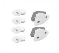 Vacuum Filter Replacement Set 6 Pieces For Shark Including 4 Round And 2 Fan Shaped Elements High Efficiency Dust Hair Capture Long Lasting Construction