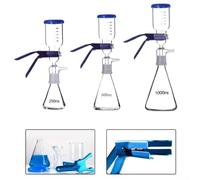 Vacuum Filter with Sturdy Aluminum Clip and Sand Core Head for Laboratories (250ml)
