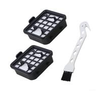 Vacuum Filters for Bosch GAS18V-1/GAS18V-3, 3-Piece Washable | 2 Washable Filters, 1 Cleaning Brush, Exact Fit For GAS18V-1 & GAS18V-3, Captures Fine Dust, Easy Tool-free Installation