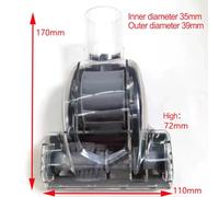 Vacuum Floor Brush Turbine Attachment Compatible with For Shark NV360 NV350 NV352 NV356E NV370, Pet Hair Removal Tool for Carpet, Upholstery and Hard Floor