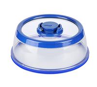 Vacuum Food Plate Cover | Push - Type Freshness - Keeping Film Compression Sealer | Non - BPA ABS + Silicone | DishwasherMicrowave Safe | Stackable Storage Design