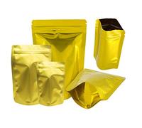 Vacuum Food Sealer Bags,100PCS Mylar For Storage - Stand-Up Zipper Pouches Resealable Odorless and Moisture Resistant(11x16cm)