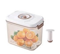 Vacuum Food Storage Containers with Vacuum Pump, Vacuum Containers for Food Storage, Vacuum Storage System Set, Refrigerator Storage Box, Dishwasher and Freezer Safe, 2.7L
