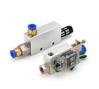 Vacuum Generator Air Exhaust Ejector Pressure Pneumatic ACV CV-10 15 20 25 Negative Control Valve 1Pcs(15 w 6 Fitting)