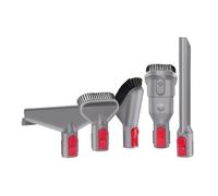 Vacuum Head Attachments Kit, Compatible for Dyson, V7/V8/V10/V11/V12/V15, Stiff/Soft Brushes, Crevice & Mattress Upholstery Tools(5-Piece Set)
