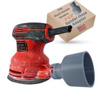 Vacuum Hose Adapter compatible with BLACK+DECKER 5-inch Random Orbit Sander BDERO100 BDERO600 BDERO200AEV BDEQS300 and 2-1/2 inch Wet Dry Shop Vac Hose Dust Reducer Collector