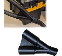Vacuum Hose Splitter, Compatible with DeWalt Airlock, Y-Shaped Adapter for Dual Tool Dust Extraction, Converts Single Vacuum to Two Hose Ports