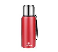 Vacuum Insulated Flask 500ml/16.9oz with Cup lid Stainless Steel Thermo Water Flasks Leakproof Keep Coffee hot&Cold Drink Bottle.(Red,500ml)